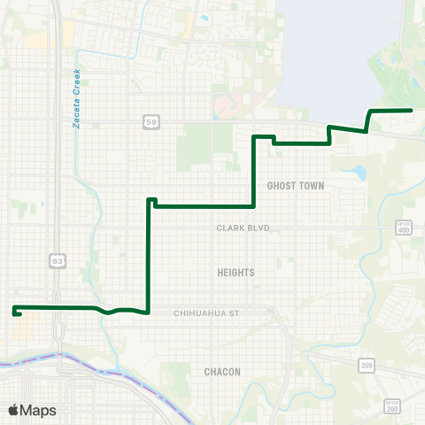 El Metro Cedar / Health Clinic map