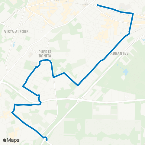 EMT Oporto - Cementerio de Carabanchel map