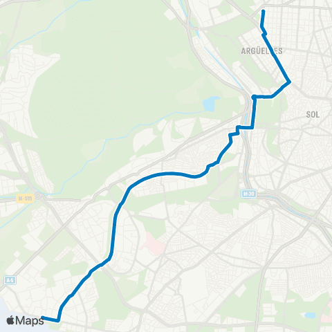 EMT Plaza de Cristo Rey - Colonia San Ignacio de Loyola map