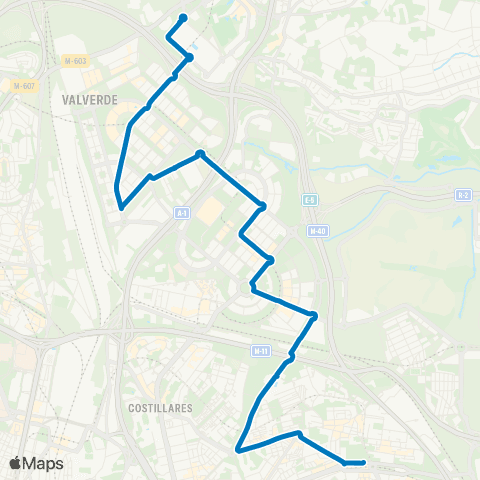 EMT Mar de Cristal - Telefonica map