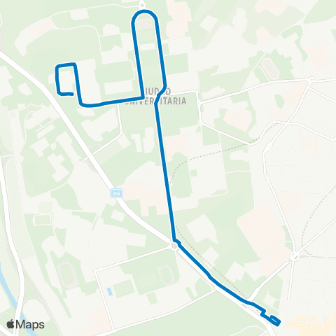 EMT Moncloa - Ciudad Universitaria map