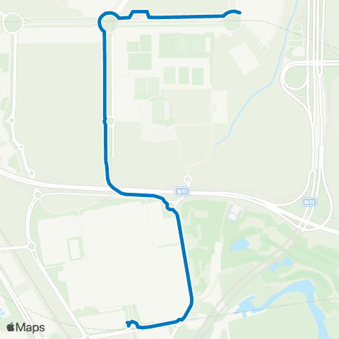 EMT Feria de Madrid - Hospital Enfermera Isabel Zendal map