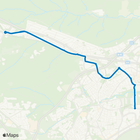 EMT Estacion de Aravaca - el Plantio map