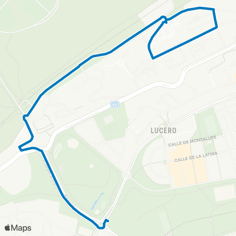 EMT Batan - Lucero map