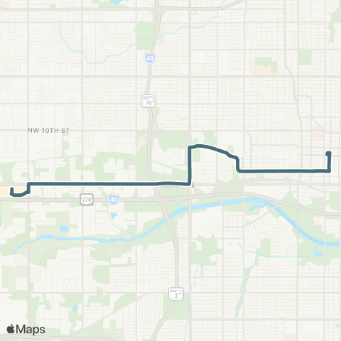 EMBARK W Reno Crosstown map