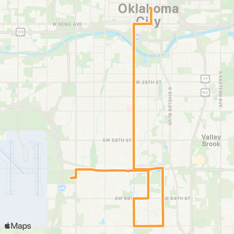 EMBARK S Western / SW 104 map
