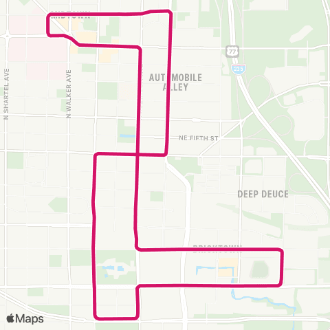 EMBARK Downtown Loop map