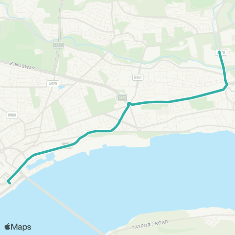 Ember Between Dundee and Dundee map