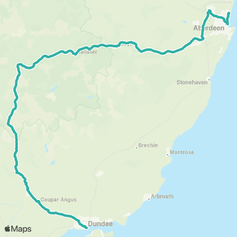 Ember Between Aberdeen and Dundee map