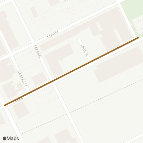 The 'e' East County - Inf map