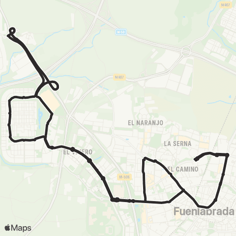EMTF Urbana-Noctura map