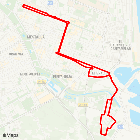 EMT Natzaret - Hospital Clínic map