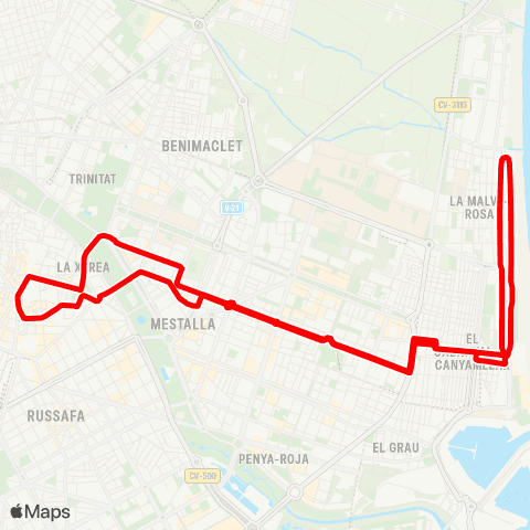 EMT Passeig Marítim - Pl. de L'Ajuntament map