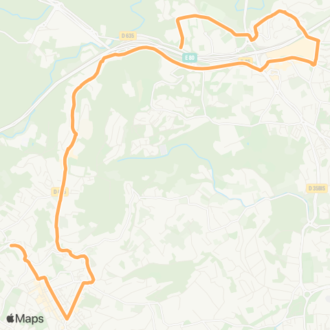 Envibus Villa Chrétien (Vallauris) - Chapelle des Combes - ZI des 3 Moulins map