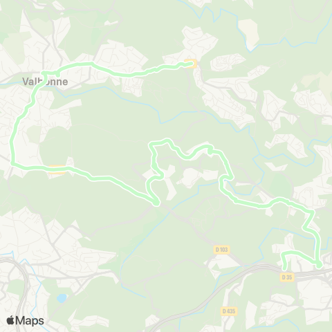 Envibus Bel Air (Valbonne) - Lycée S. Veil - Val Martin - Eganaude - ZI des 3 Moulins map