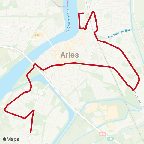 Envia Gare SNCF ↔︎ Barriol map