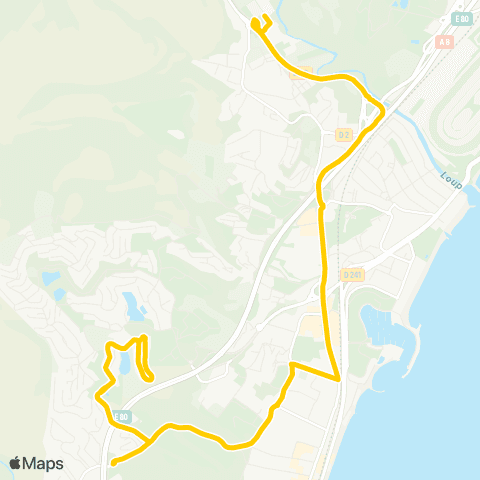 Envibus - Scolaire Ligne 10s map