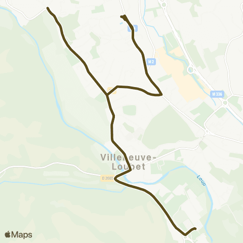 Envibus - Scolaire Ligne 12s map