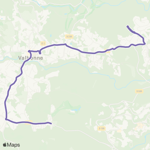 Envibus - Scolaire Ligne 9s map