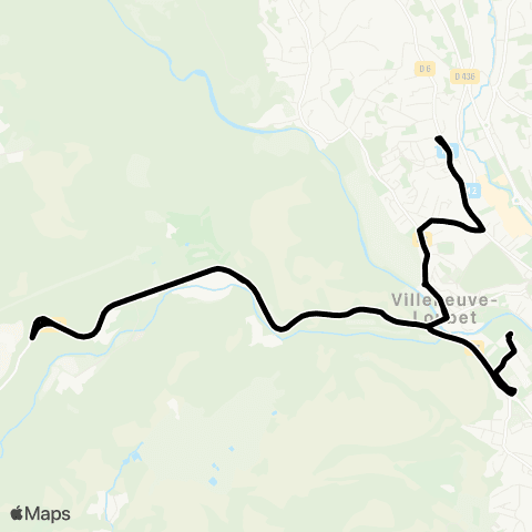 Envibus - Scolaire Ligne Coq noir map