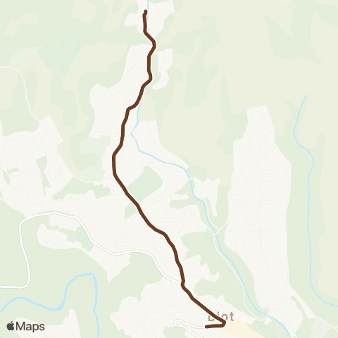 Envibus - Scolaire Ligne Lapin marron map