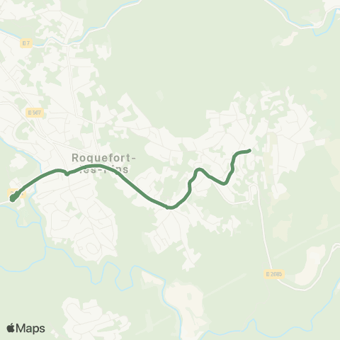 Envibus - Scolaire Ligne 21s map