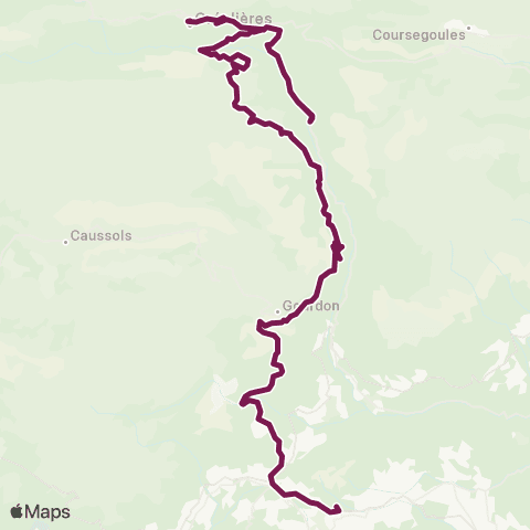 Envibus - Scolaire Ligne 22s map