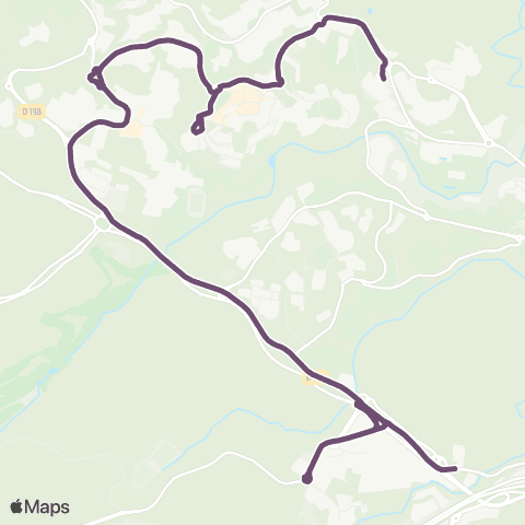 Envibus - Scolaire Ligne 24s map