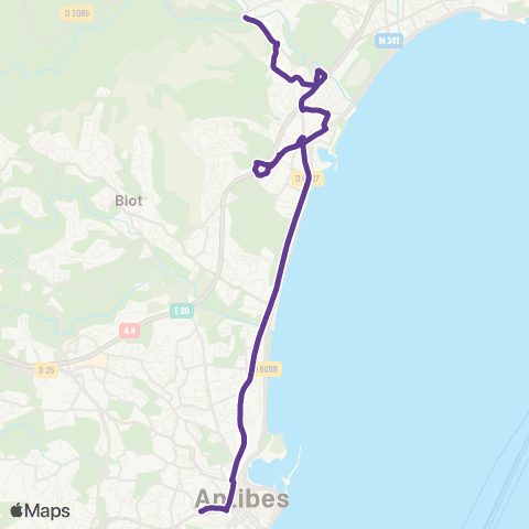 Envibus - Scolaire Ligne 28s map