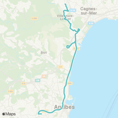 Envibus - Scolaire Ligne 29s map