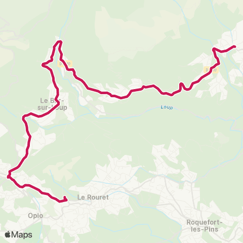 Envibus - Scolaire Ligne 2s map