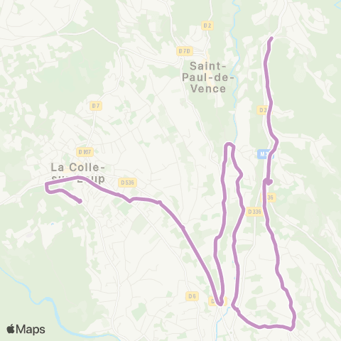 Envibus - Scolaire Ligne 33s map