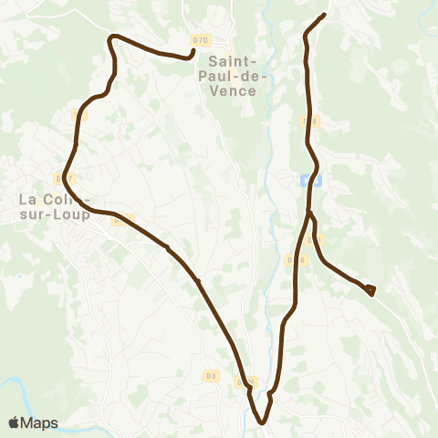 Envibus - Scolaire Ligne Ours brun map