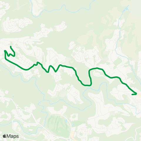 Envibus - Scolaire Ligne Tortue verte map