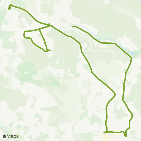 Envibus - Scolaire Ligne Éléphant vert map
