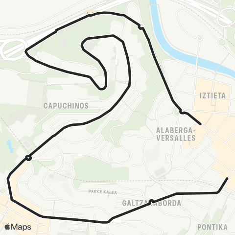 Errenteria Urbanoa Beraun-Kaputxinoak map