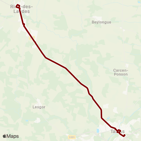 Escape te ! Rion des Landes - Tartas map