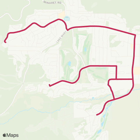 Eastern Sierra Transit Evening Trolley map