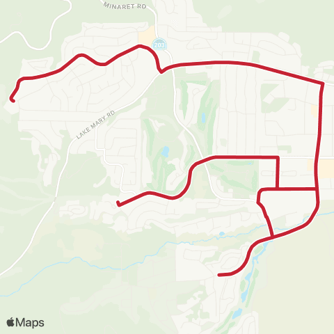 Eastern Sierra Transit Trolley map