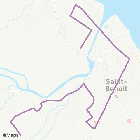 Estival Chemin Millecols - Gare Saint Benoît map