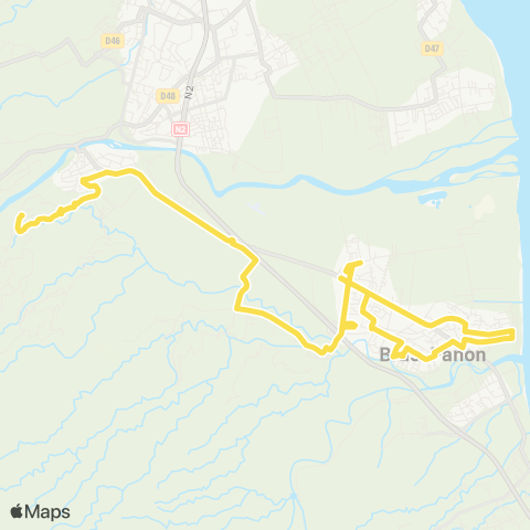 Estival Lot Bellevue - Mairie de Bras Panon map