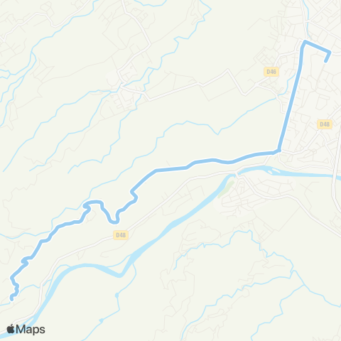 Estival Le Reduit - Diore - GR Saint André map