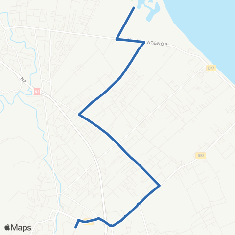 Estival Le Colosse - GR Saint-André map