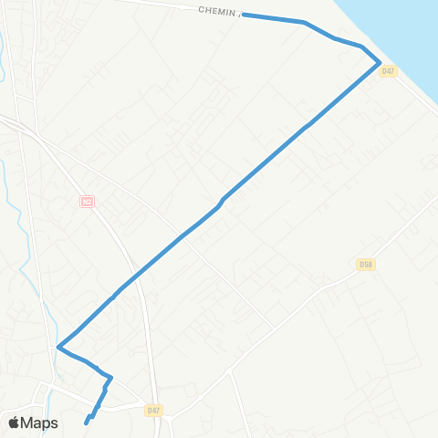 Estival Bel Ombre - Gare de Saint-André map