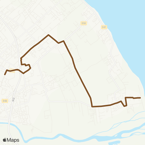 Estival Chemin des Limites - Gare Saint-André map