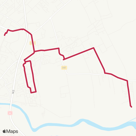 Estival Aire de Repos - Gare de Saint André map