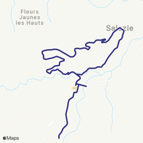 Estival Îlet Bananiers - Mairie de Salazie map