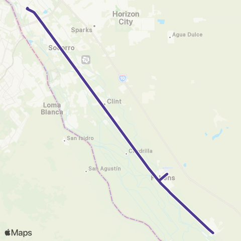 ETA MVTC - Fabens - Tornillo map