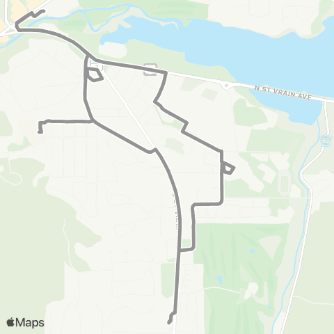 The Peak Silver Line map