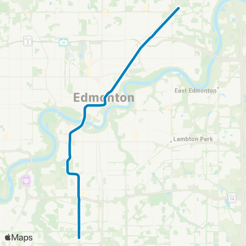 ETS Capital Line map